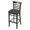 Holland Bar Stool Co 30" Bar Stool, Black Finish, Canter Earth Seat 314030Blk006 - alternate 1
